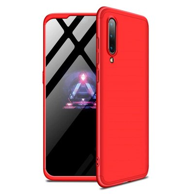 Microsonic Xiaomi Mi 9 Kılıf Double Dip 360 Protective AYS Kırmızı