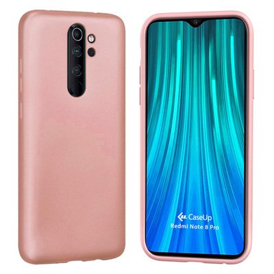 CaseUp Xiaomi Redmi Note 8 Pro Kılıf Matte Surface Rose Gold