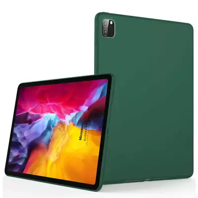 Microsonic Apple iPad Pro 12.9'' 2021 5. Nesil Kılıf (A2378-A2461-A2379-A2462) Matte Silicone Yeşil