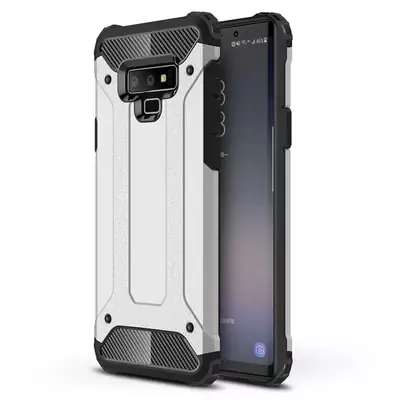 Microsonic Samsung Galaxy Note 9 Kılıf Rugged Armor Gümüş