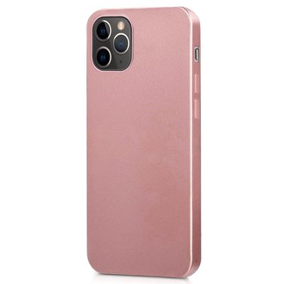 Microsonic Apple iPhone 12 Pro Kılıf Matte Silicone Rose Gold