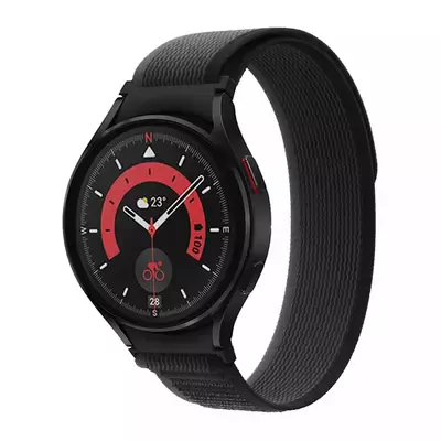 Microsonic Samsung Galaxy Watch 5 Pro 45mm Kordon Hike Spiral Siyah