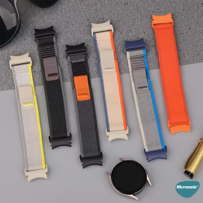 Microsonic Samsung Galaxy Watch 5 Pro 45mm Kordon Hike Spiral Gri
