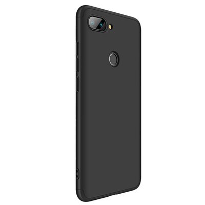 Microsonic Xiaomi Mi 8 Lite Kılıf Double Dip 360 Protective AYS Siyah