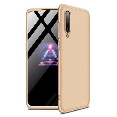 Microsonic Xiaomi Mi 9 Kılıf Double Dip 360 Protective AYS Gold