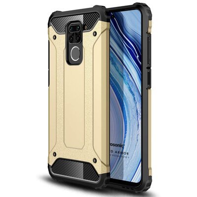 Microsonic Xiaomi Redmi Note 9 Kılıf Rugged Armor Gold