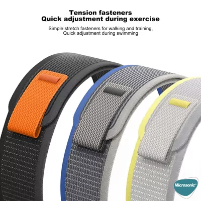Microsonic Samsung Galaxy Watch 5 Pro 45mm Kordon Hike Spiral Bej