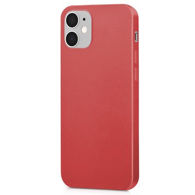 Microsonic Apple iPhone 12 Mini Kılıf Matte Silicone Kırmızı