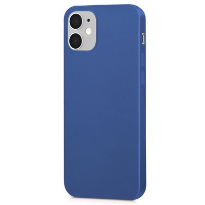 Microsonic Apple iPhone 12 Mini Kılıf Matte Silicone Lacivert