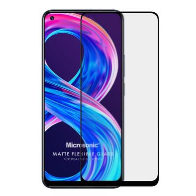 Microsonic Realme 8 Seramik Matte Flexible Ekran Koruyucu Siyah