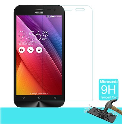 Microsonic Asus Zenfone 2 Laser ZE500KL Temperli Cam Ekran Koruyucu Film