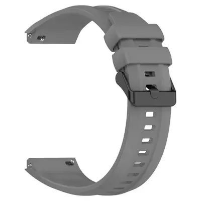 Microsonic Huawei Watch GT5 Pro 42mm Kordon, Silicone SwiftBands Gri