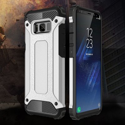 Microsonic Samsung Galaxy S8 Kılıf Rugged Armor Siyah