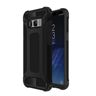 Microsonic Samsung Galaxy S8 Kılıf Rugged Armor Siyah