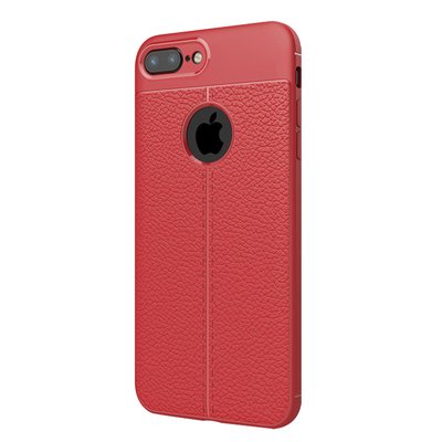 CaseUp Apple iPhone 7 Plus Kılıf Niss Silikon Kırmızı