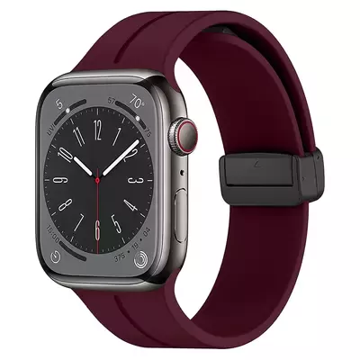 Microsonic Apple Watch Series 11 46mm Kordon Ribbon Line Mor