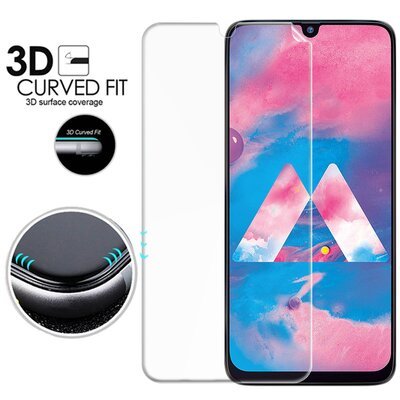 Microsonic Samsung Galaxy M30 Kavisli Ekran Koruyucu Film Seti - Ön ve Arka