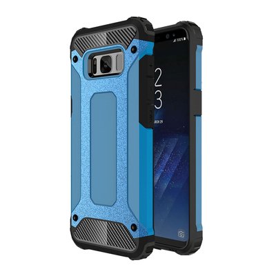 Microsonic Samsung Galaxy S8 Kılıf Rugged Armor Mavi