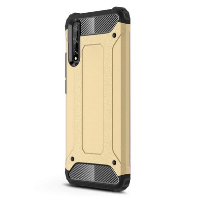 Microsonic Huawei Y8P Kılıf Rugged Armor Gold