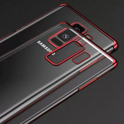 Microsonic Samsung Galaxy S9 Plus Kılıf Skyfall Transparent Clear Gümüş