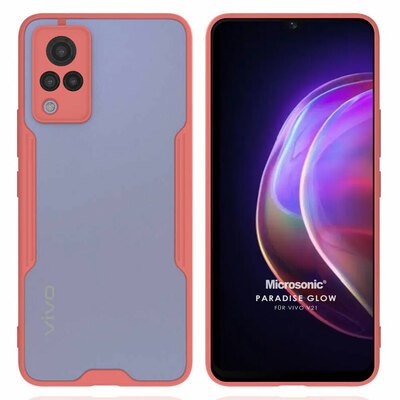 Microsonic Vivo V21 Kılıf Paradise Glow Pembe