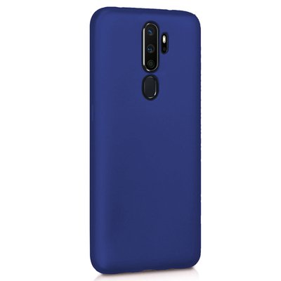 Microsonic Oppo A9 2020 Kılıf Matte Silicone Lacivert