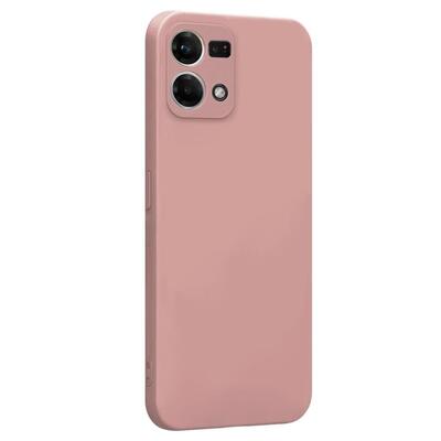 Microsonic Oppo Reno 7 4G Kılıf Matte Silicone Rose Gold