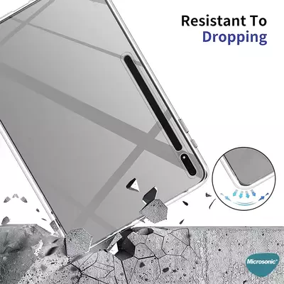 Microsonic Samsung Galaxy Tab S9 Ultra X910 Kılıf Transparent Soft Şeffaf