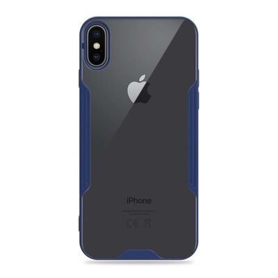 Microsonic Apple iPhone X Kılıf Paradise Glow Lacivert