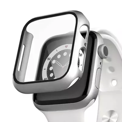 Microsonic Apple Watch Ultra Kılıf Matte Premium Slim WatchBand Gümüş