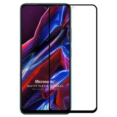 Microsonic Xiaomi Poco X5 5G Seramik Matte Flexible Ekran Koruyucu Siyah