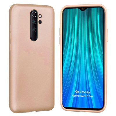 CaseUp Xiaomi Redmi Note 8 Pro Kılıf Matte Surface Gold