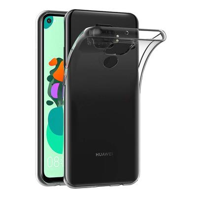 Microsonic Huawei Mate 30 Lite Kılıf Transparent Soft Beyaz