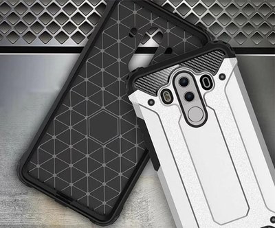 CaseUp Huawei Mate 10 Pro Kılıf Tank Gümüş