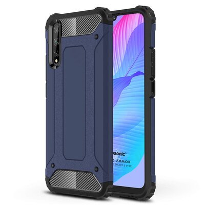 Microsonic Huawei Y8P Kılıf Rugged Armor Lacivert