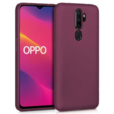 Microsonic Oppo A9 2020 Kılıf Matte Silicone Mor