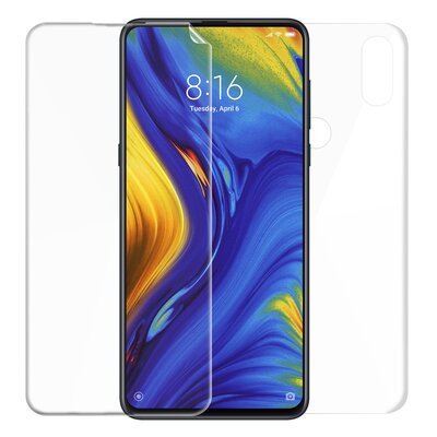 Microsonic Xiaomi Mi Mix 3 Kavisli Ekran Koruyucu Film Seti - Ön ve Arka