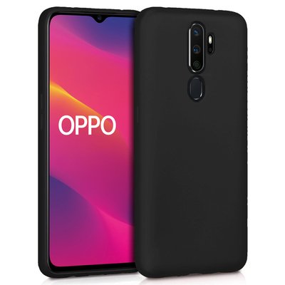 Microsonic Oppo A9 2020 Kılıf Matte Silicone Siyah