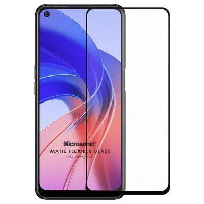 Microsonic Oppo A55 4G Seramik Matte Flexible Ekran Koruyucu Siyah