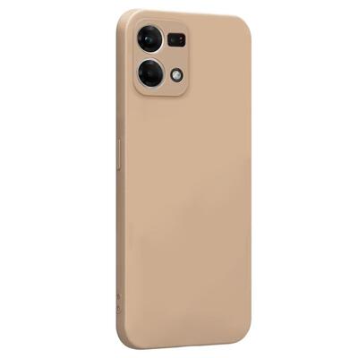 Microsonic Oppo Reno 7 4G Kılıf Matte Silicone Gold