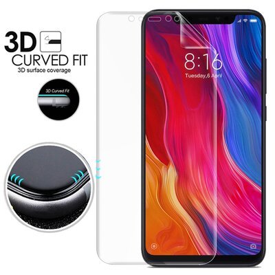 Microsonic Xiaomi Mi 8 SE Kavisli Ekran Koruyucu Film Seti - Ön ve Arka