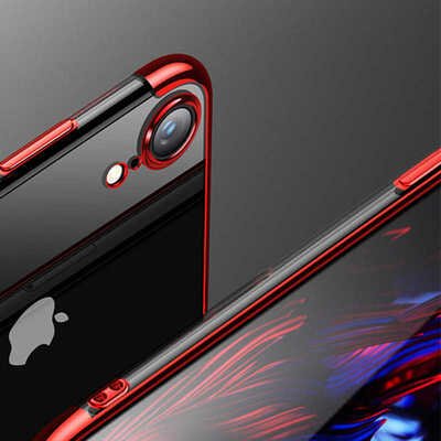 Microsonic Apple iPhone XR Kılıf Skyfall Transparent Clear Siyah