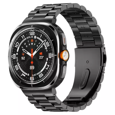 Microsonic Samsung Galaxy Watch Ultra Metal Stainless Steel Kordon Siyah