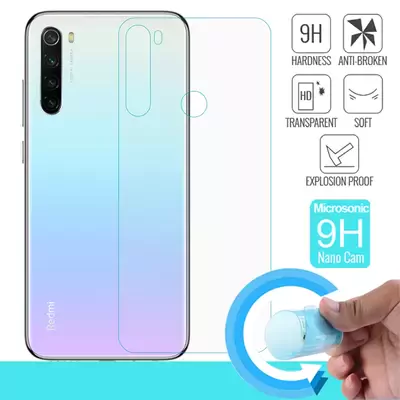 Microsonic Xiaomi Redmi Note 8 Arka Nano Cam Ekran Koruyucu