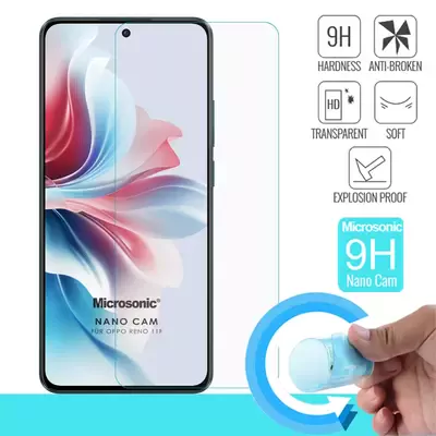 Microsonic Oppo Reno 11F Nano Glass Cam Ekran Koruyucu