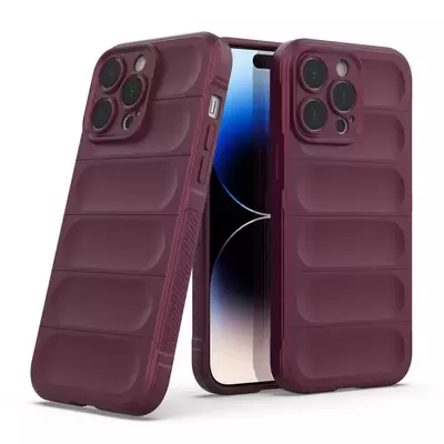 Microsonic Apple iPhone 15 Pro Kılıf Oslo Prime Bordo