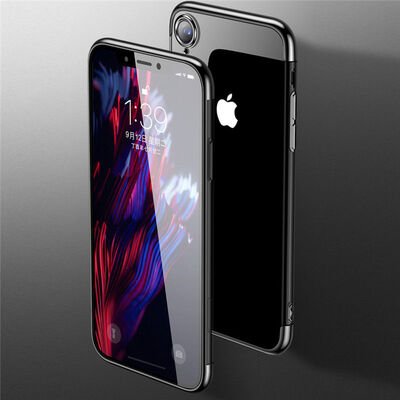 Microsonic Apple iPhone XR Kılıf Skyfall Transparent Clear Rose Gold