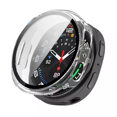 Microsonic Samsung Galaxy Watch 8 40mm Kılıf Clear Premium Slim WatchBand Şeffaf