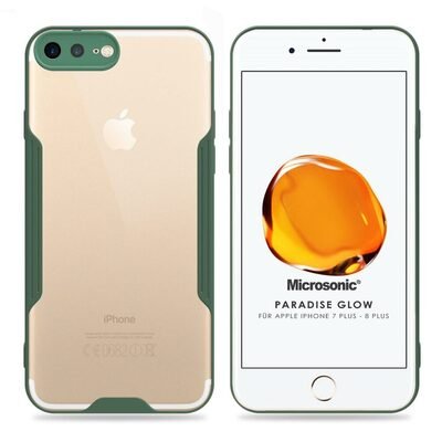 Microsonic Apple iPhone 7 Plus Kılıf Paradise Glow Yeşil