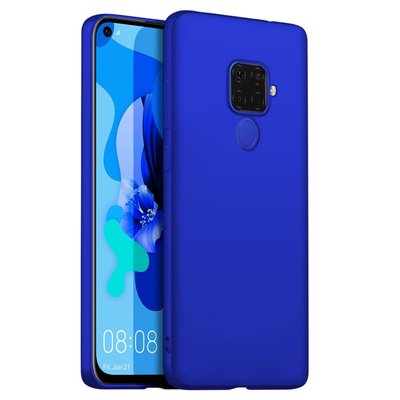 Microsonic Huawei Mate 30 Lite Kılıf Matte Silicone Mavi